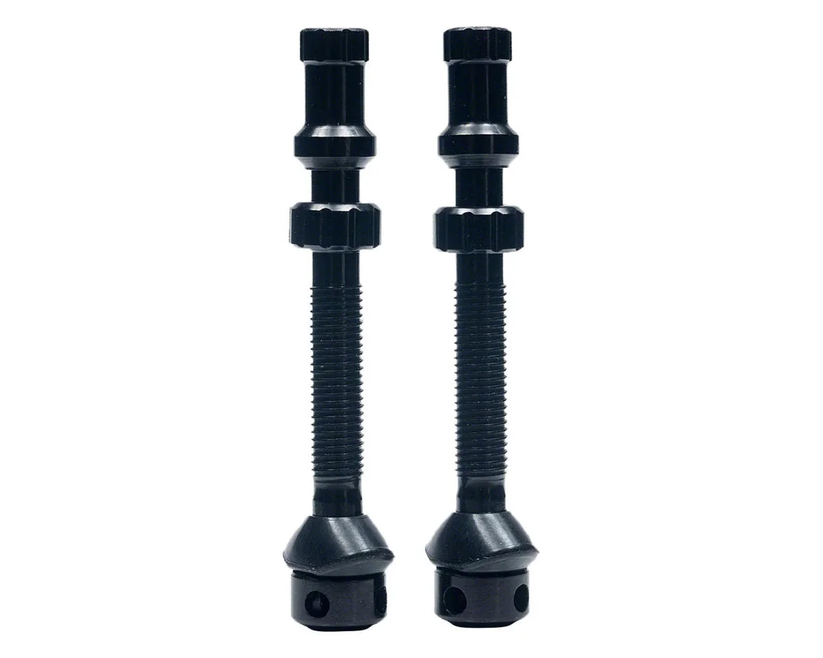 Stan's Universal+ Presta Valves (Black) (43mm) (Pair)
